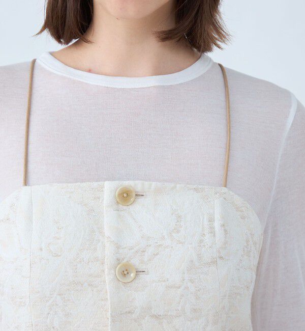 SOULEIADO「ボタニカルジャカード ビスチェ」|その他|