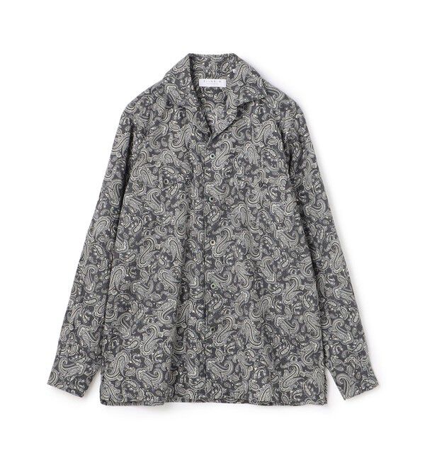 TOMORROWLAND MENS「コットンシルク オープンカラー プリントシャツ」|シャツ・ブラウス|