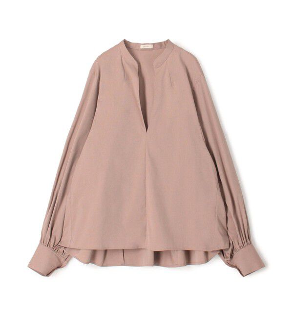 DES PRES「コットンストレッチポプリン ボリュームスリーブブラウス」|シャツ・ブラウス|73 ライトパープル