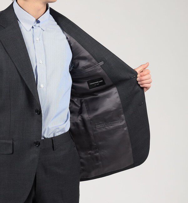 TOMORROWLAND MENS「TRAVELLER ウールシルク シングルブレステッド2Bスーツ E.Zegna」|スーツ|