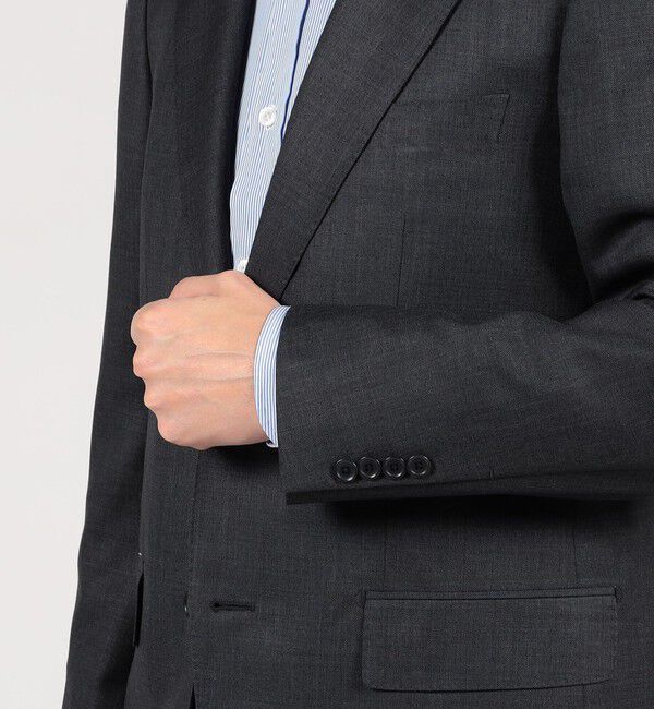 TOMORROWLAND MENS「TRAVELLER ウールシルク シングルブレステッド2Bスーツ E.Zegna」|スーツ|