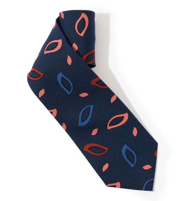 TOMORROWLAND GOODS「ERRICO FORMICOLA シルク プリントネクタイ」|ネクタイ・蝶ネクタイ|68 ネイビー系