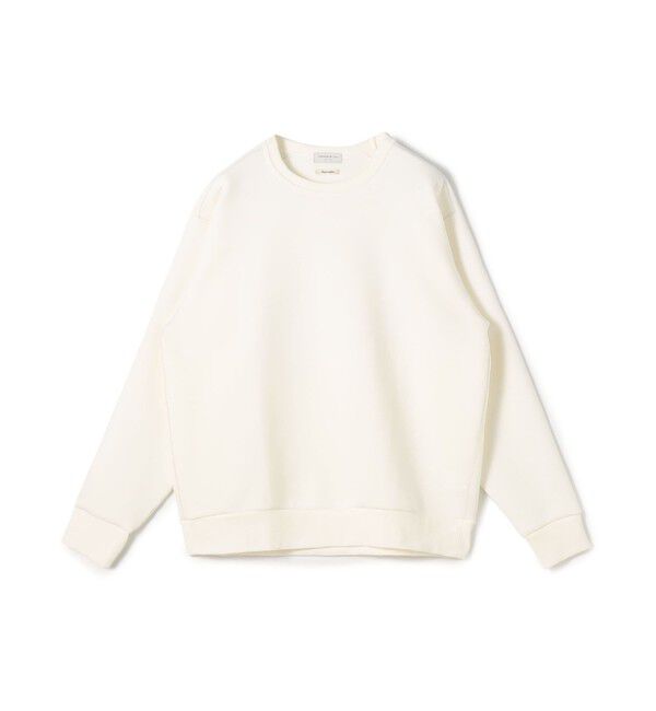 TOMORROWLAND MENS「スビンコットン ダンボール クルーネックスウェット」|スウェット・ジャージ|11 ホワイト