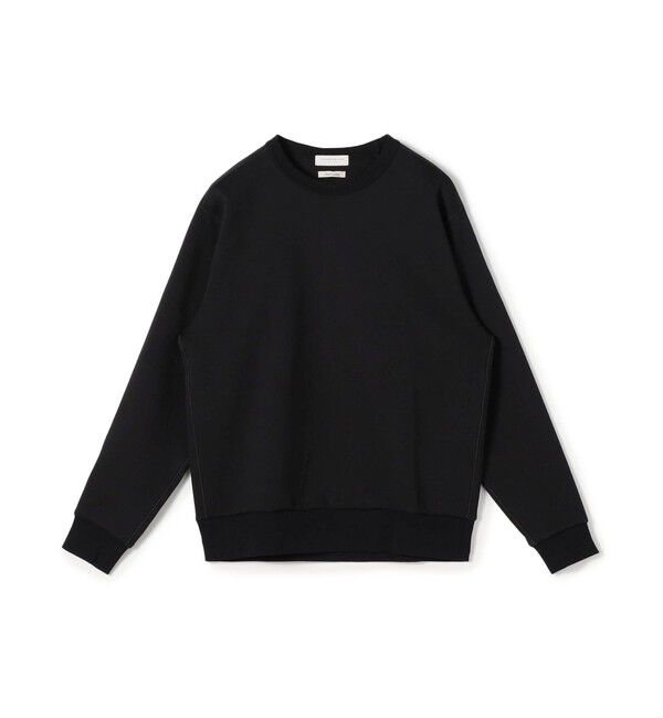 TOMORROWLAND MENS「スビンコットン ダンボール クルーネックスウェット」|スウェット・ジャージ|19 ブラック
