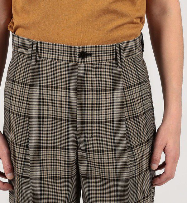 TOMORROWLAND MENS「ハルトウール 1プリーツ バレルパンツ」|スラックス|