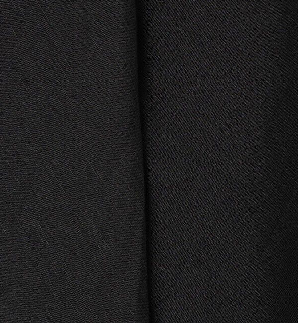 GALERIE VIE「リネンキュプラシルクコンパクト ワイドイージーパンツ」|その他|