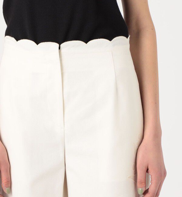 DES PRES「カットワークエンブロイダリー ワイドパンツ」|その他|