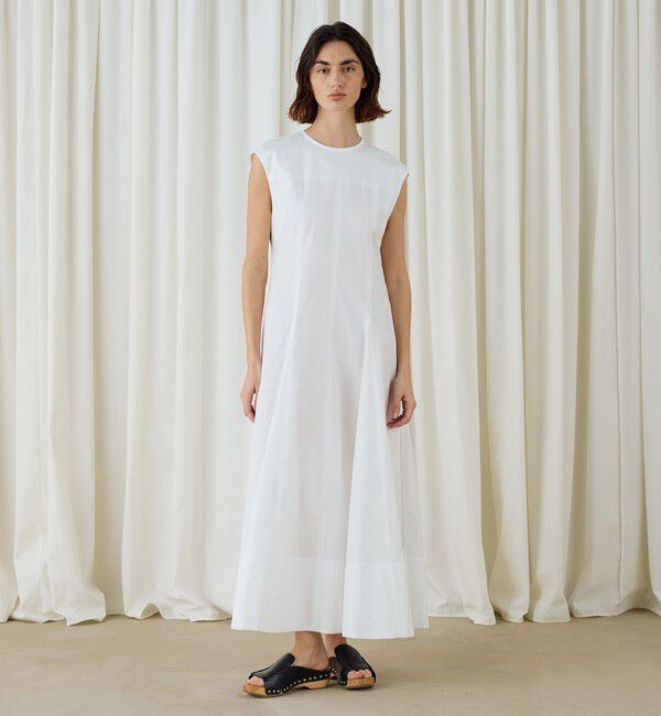 DES PRES「コットンタイプライター フレアマキシワンピース」|ワンピース|