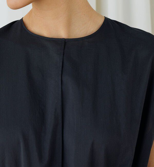 DES PRES「コットンシルクタイプライター コクーンワンピース」|ワンピース|