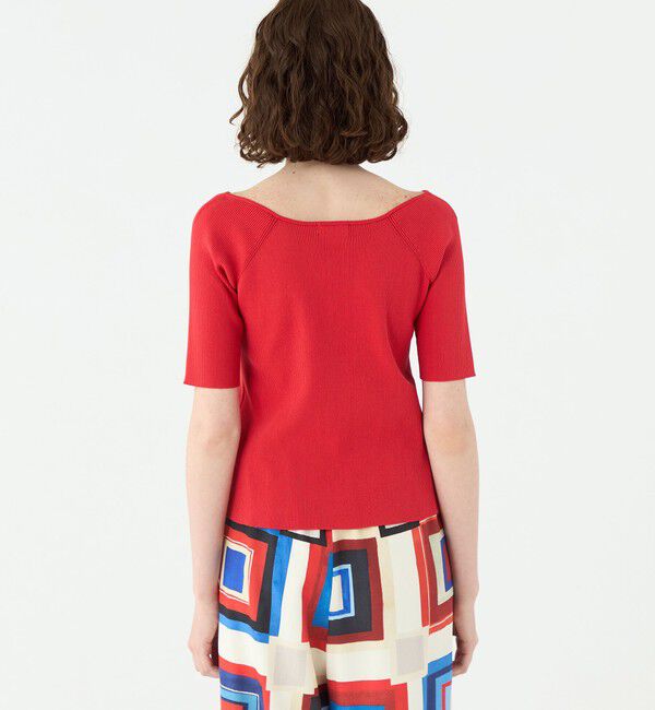 Ballsey「ポリエステルコットンリブ 2-wayプルオーバー」|ニット・セーター|