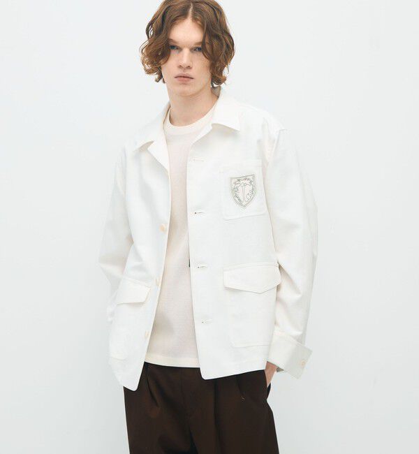 CABaN「CABaN コットン カバーオールジャケット」|ブルゾン・スタジャン|