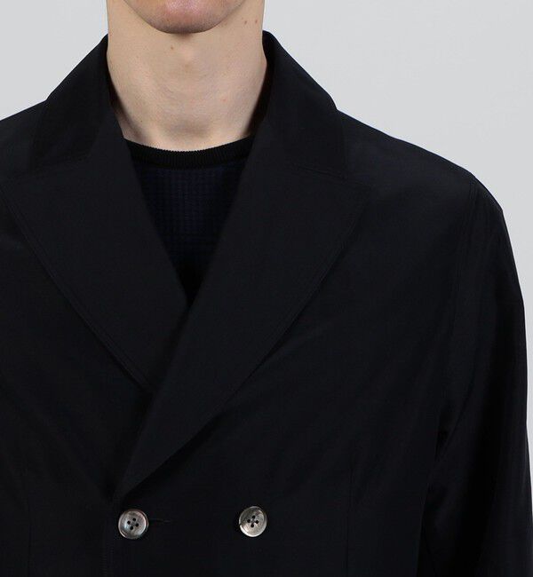 TOMORROWLAND MENS「コットンシルク ダブルブレステッド 4Bジャケット」|テーラードジャケット|