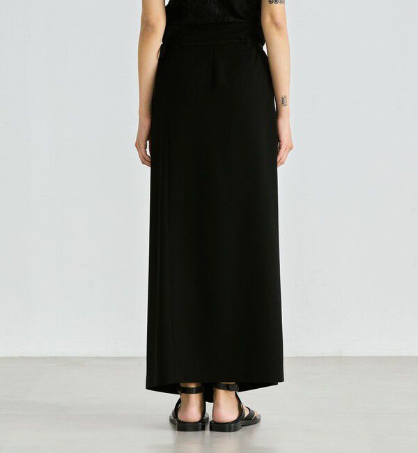 Edition「スパンギャバ ラップスカート」|スカート|