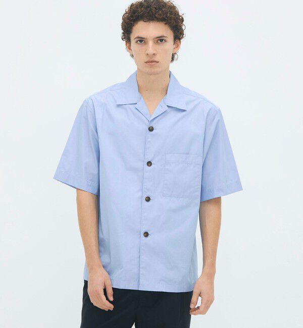 CABaN「CABaN シャトルポプリン 2-wayオープンカラーシャツ」|シャツ・ブラウス|