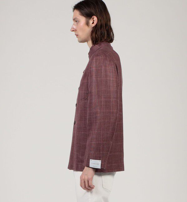 TOMORROWLAND BUYING WEAR「【別注】CARUSO ウールシルクリネン フォレスティエールジャケット」|ノーカラージャケット|