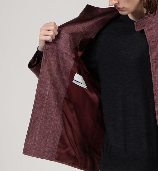 TOMORROWLAND BUYING WEAR「【別注】CARUSO ウールシルクリネン フォレスティエールジャケット」|ノーカラージャケット|