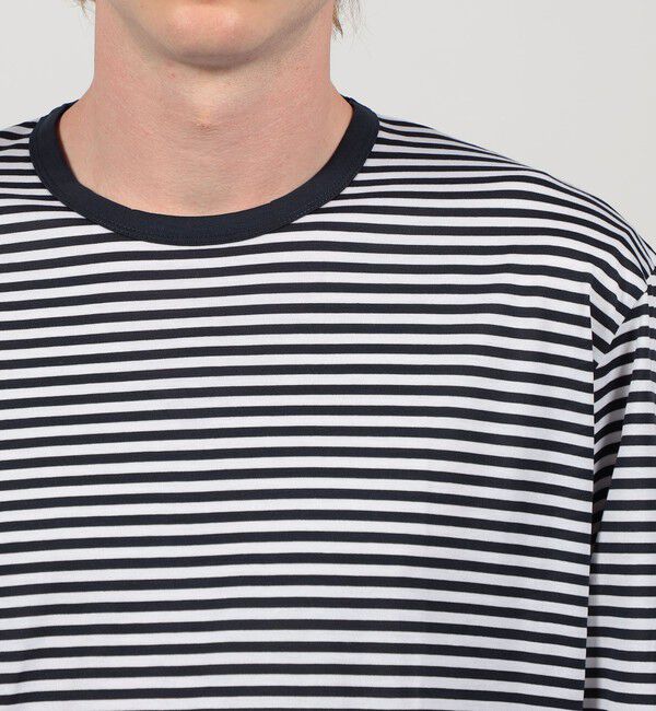 TOMORROWLAND BUYING WEAR「SUNSPEL MTSH0003ES コットンストライプ ロングスリーブ Tシャツ」|Tシャツ・カットソー|