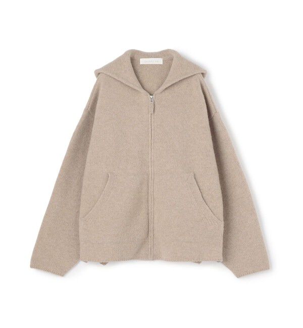 GALERIE VIE「オーストラリアンラムズウール ジップアップブルゾン」|ブルゾン・スタジャン|45 ベージュ