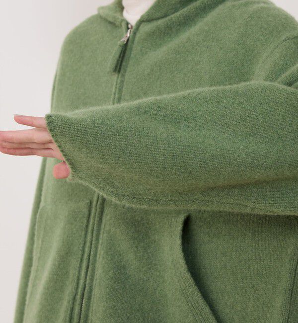 GALERIE VIE「オーストラリアンラムズウール ジップアップブルゾン」|ブルゾン・スタジャン|