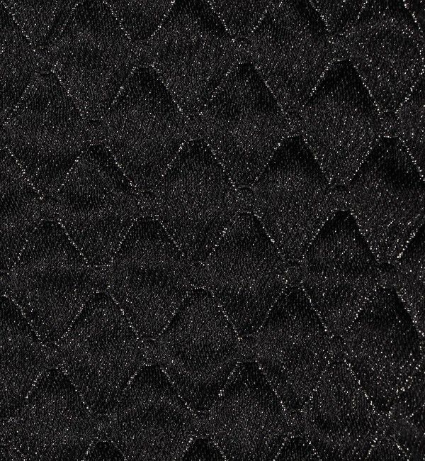 Ballsey「ラメマトラッセ バックペプラムジャケット」|ノーカラージャケット|