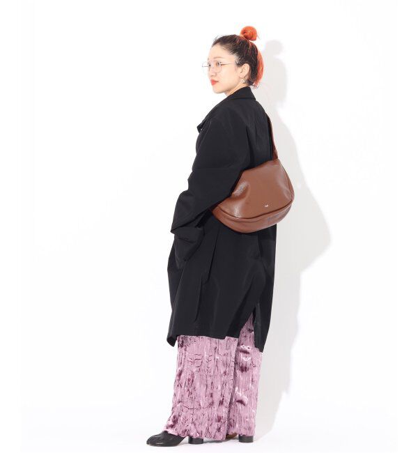  「【blancle/ ブランクレ】S.LETHER SEMI CIRCLE HARF SHOULDER」|ショルダー・メッセンジャー|