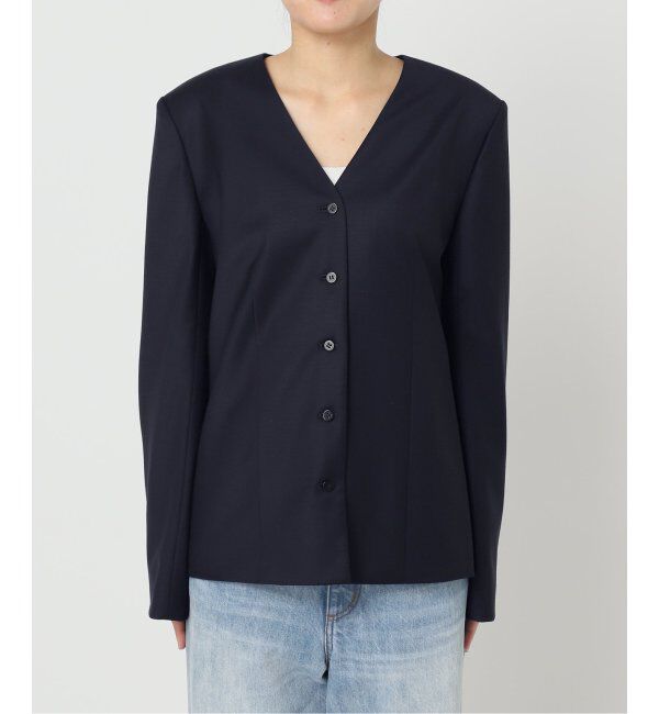 Plage「WO SE SH ジャケット」|ノーカラージャケット|