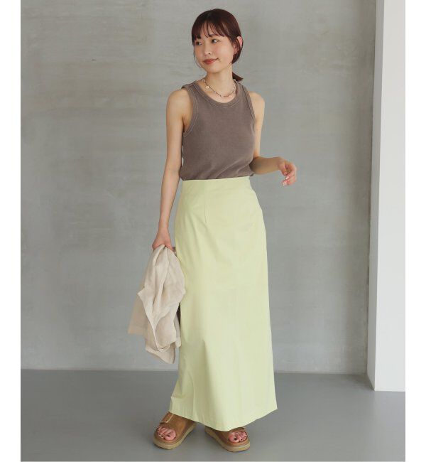 SLOBE IENA「コットンテレコアメスリ」|タンクトップ|