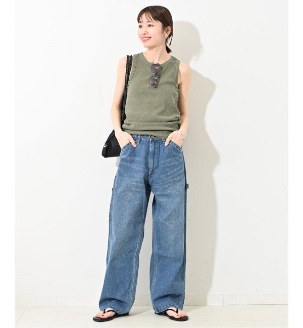 SLOBE IENA「コットンテレコアメスリ」|タンクトップ|