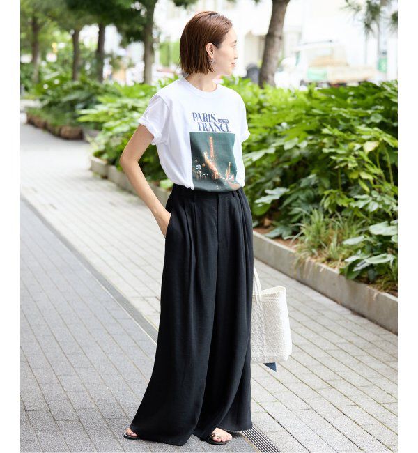 SLOBE IENA「《追加》PARIS NIGHT フォトTEE」|Tシャツ・カットソー|
