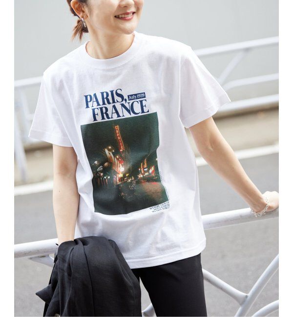 SLOBE IENA「《追加》PARIS NIGHT フォトTEE」|Tシャツ・カットソー|