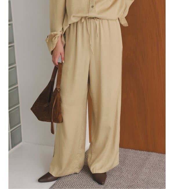 SLOBE IENA「《セットアップ対応可》製品染めイージーパンツ」|その他|