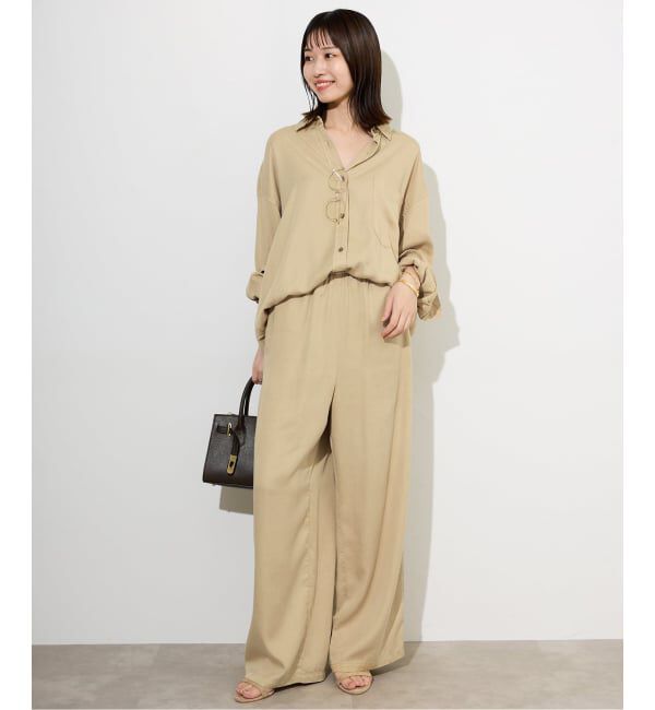 SLOBE IENA「《セットアップ対応可》製品染めイージーパンツ」|その他|