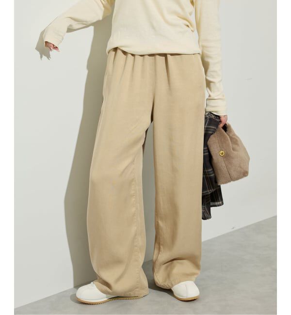 SLOBE IENA「《セットアップ対応可》製品染めイージーパンツ」|その他|