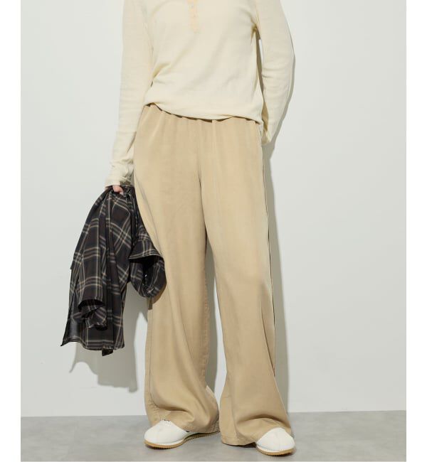 SLOBE IENA「《セットアップ対応可》製品染めイージーパンツ」|その他|