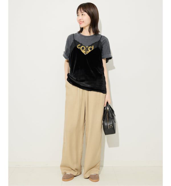 SLOBE IENA「《セットアップ対応可》製品染めイージーパンツ」|その他|