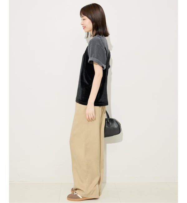 SLOBE IENA「《セットアップ対応可》製品染めイージーパンツ」|その他|