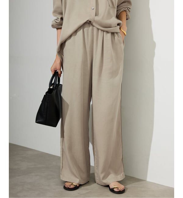 SLOBE IENA「《セットアップ対応可》製品染めイージーパンツ」|その他|