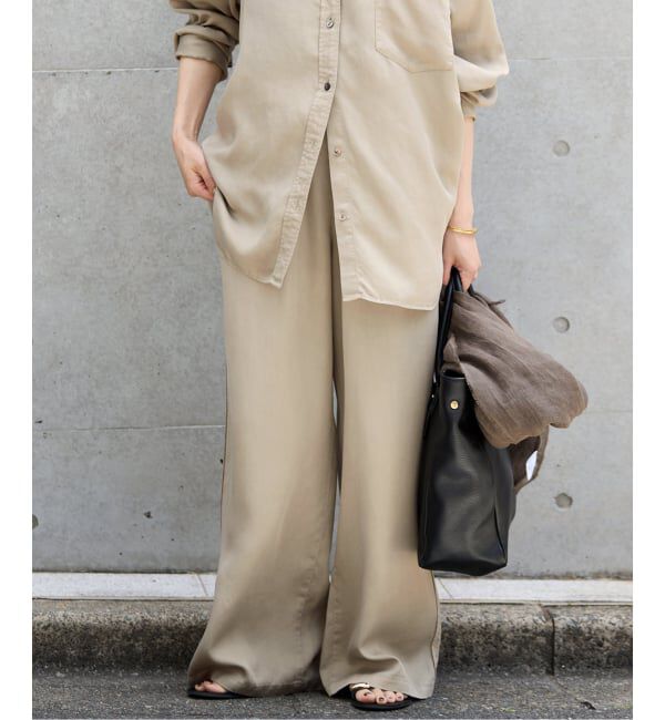 SLOBE IENA「《セットアップ対応可》製品染めイージーパンツ」|その他|