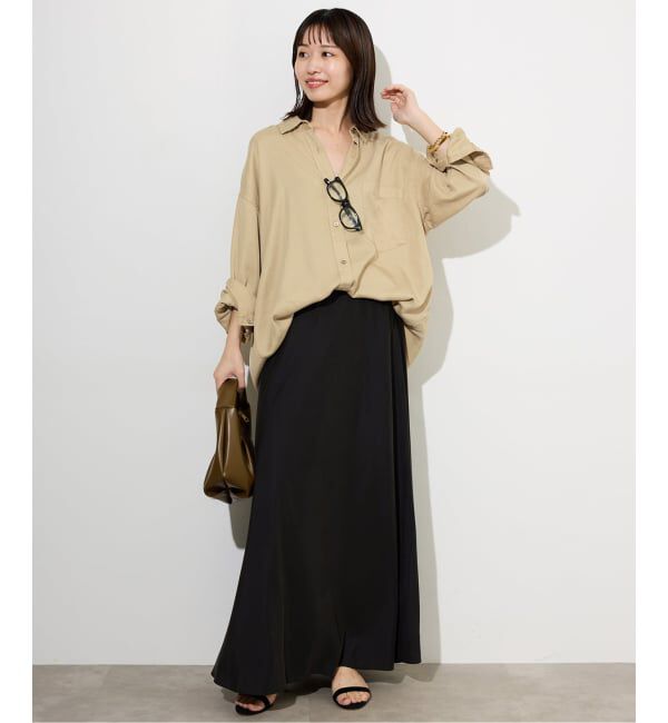 SLOBE IENA「《セットアップ対応可》製品染めシャツ」|シャツ・ブラウス|