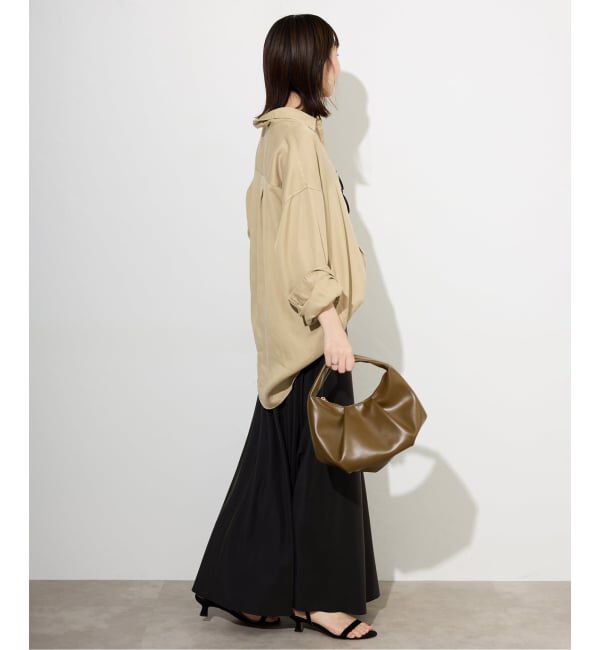 SLOBE IENA「《セットアップ対応可》製品染めシャツ」|シャツ・ブラウス|