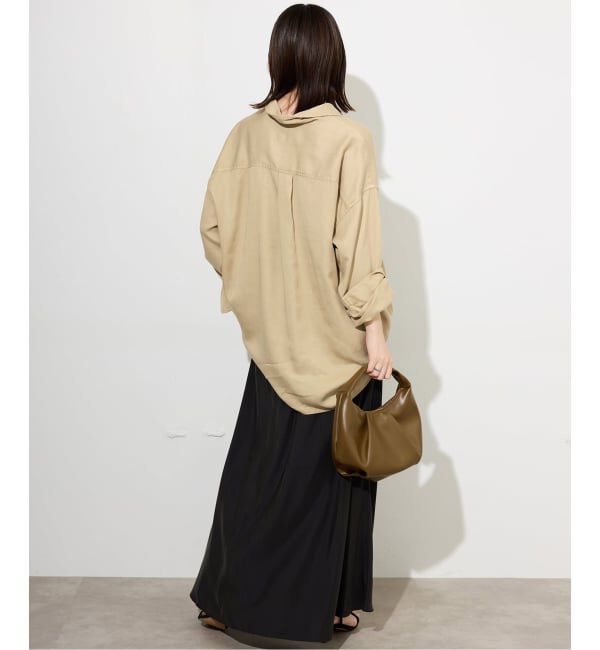 SLOBE IENA「《セットアップ対応可》製品染めシャツ」|シャツ・ブラウス|