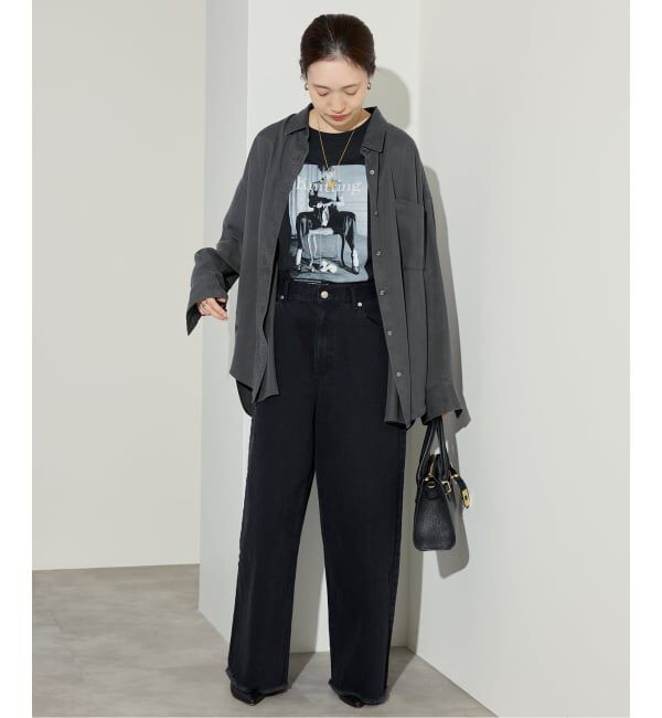 SLOBE IENA「《セットアップ対応可》製品染めシャツ」|シャツ・ブラウス|