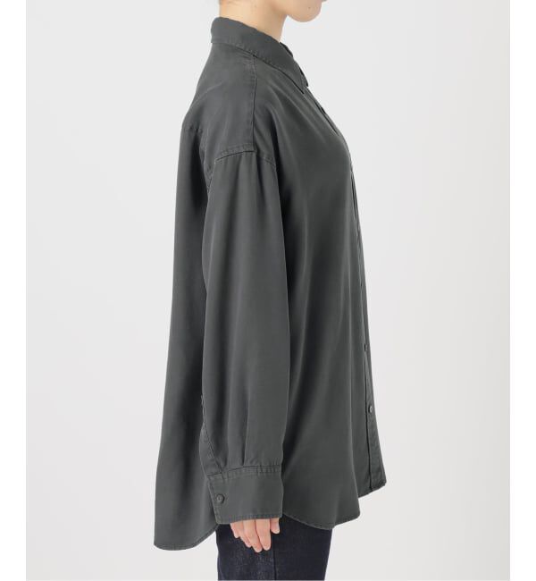 SLOBE IENA「《セットアップ対応可》製品染めシャツ」|シャツ・ブラウス|