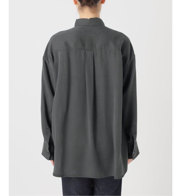 SLOBE IENA「《セットアップ対応可》製品染めシャツ」|シャツ・ブラウス|