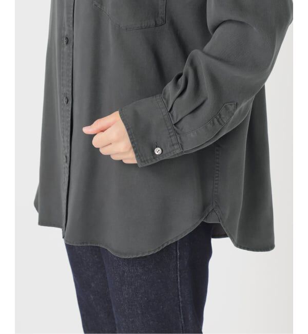 SLOBE IENA「《セットアップ対応可》製品染めシャツ」|シャツ・ブラウス|