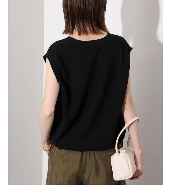 SLOBE IENA「《WEB限定/追加》総針Vネック ニットベスト」|ベスト・ジレ|