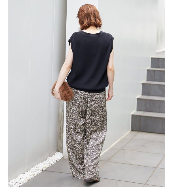 SLOBE IENA「《WEB限定/追加》総針Vネック ニットベスト」|ベスト・ジレ|