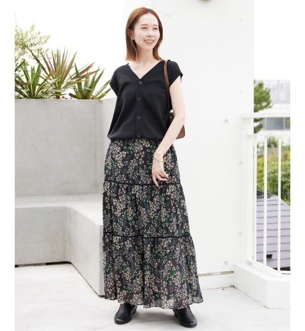 SLOBE IENA「《WEB限定/追加》総針Vネック ニットベスト」|ベスト・ジレ|