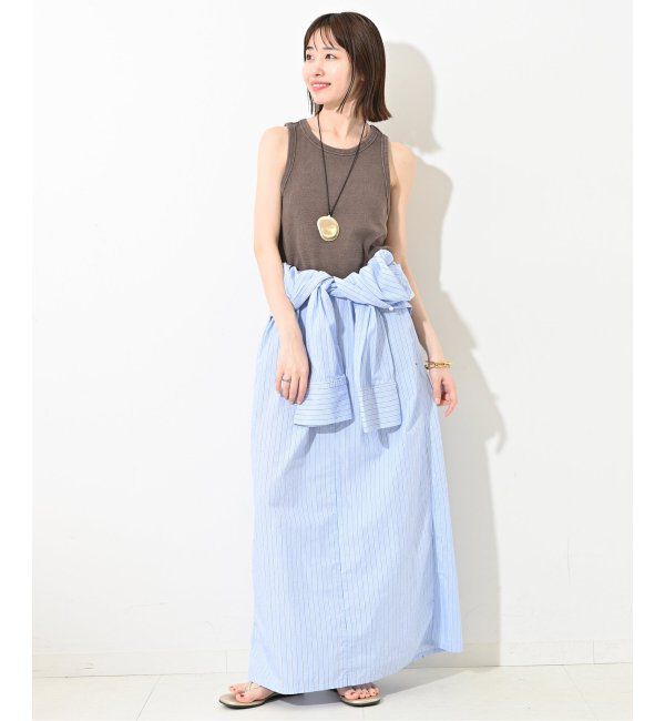 SLOBE IENA「《追加》コットンテレコアメスリ」|タンクトップ|