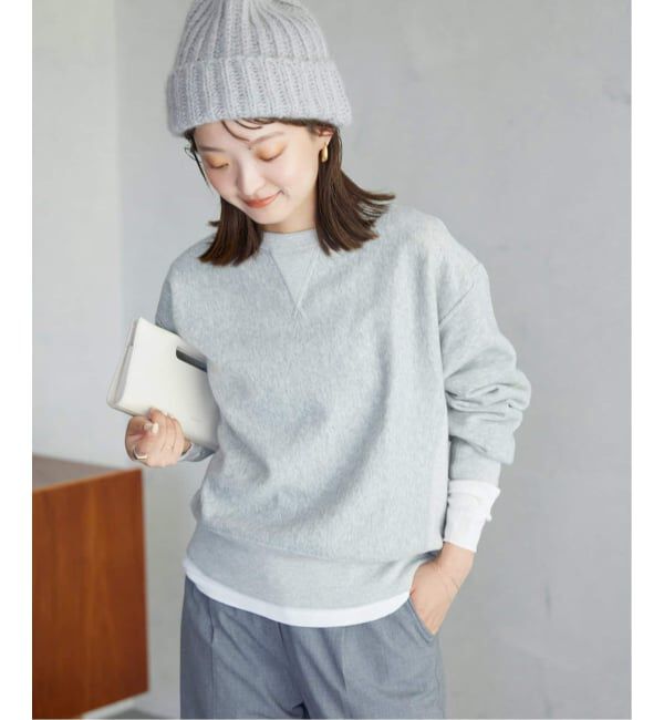 SLOBE IENA「《追加2》Champion/チャンピオン SLOBE別注 無地ガゼットスウェット」|スウェット・ジャージ|